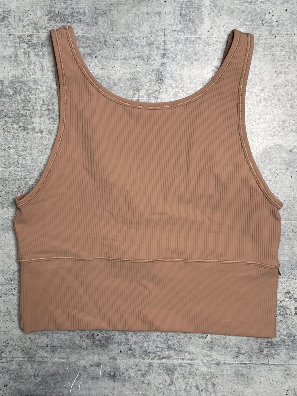 Lululemon Power Pivot Ribbed Cropped Tank Top - Picture 1 of 4